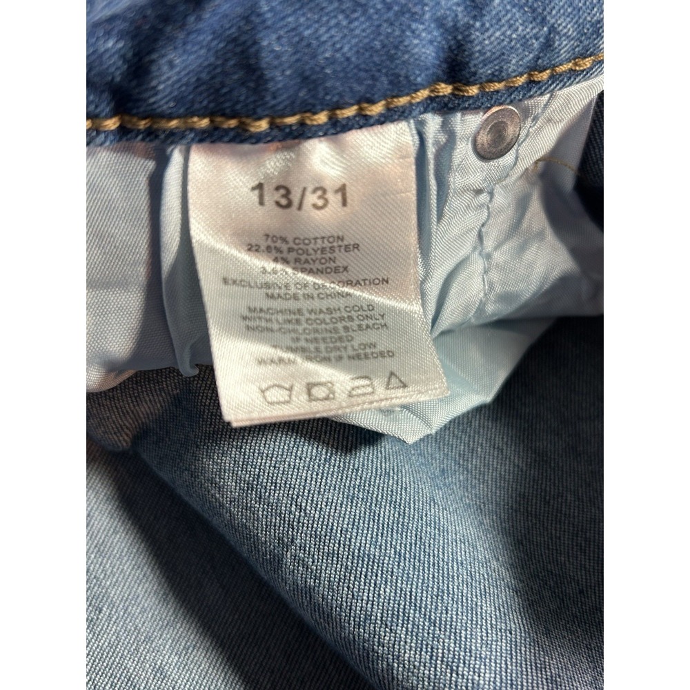 Celebrity Ace Jeans Size 13 Flare Distressed 5-Pocket Denim Bottom Cut 13/27 - Picture 11 of 11